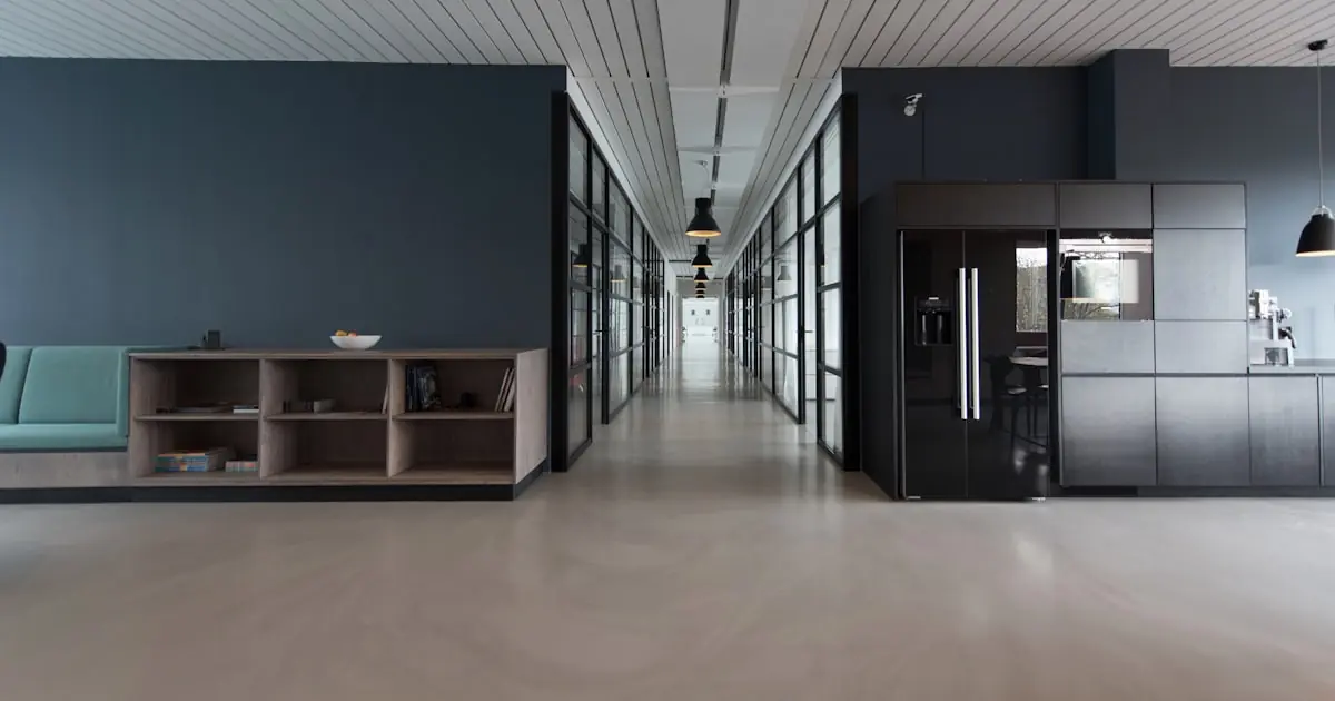 Office furniture and equipment staged for a relocation